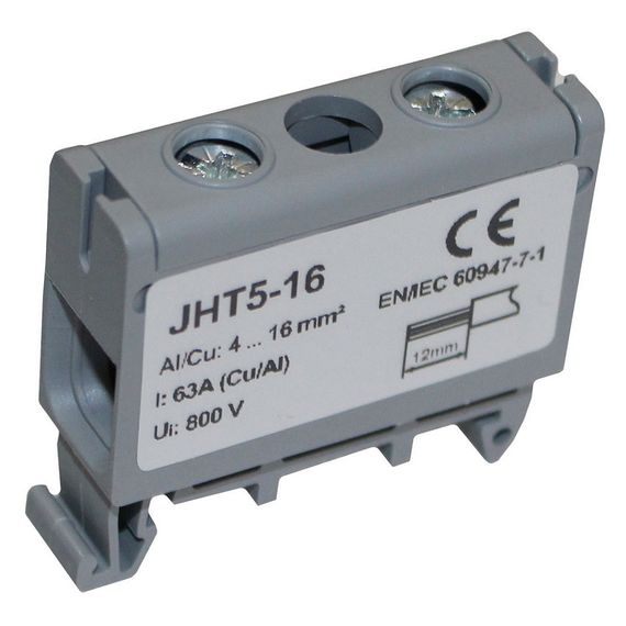 Клема силова СКНГ-JHT5-16 4-16мм2 63А сірий Ny95506542