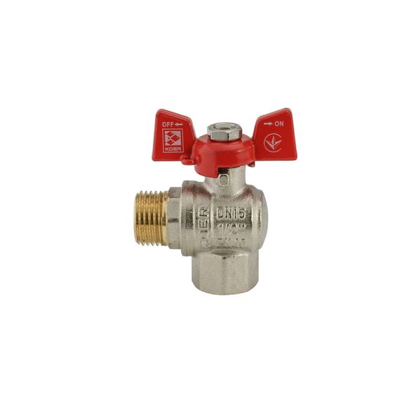 Кран кульовий Koer 1/2" ГШМ кутовий (KR.208) (KR2805) | Зображення 2