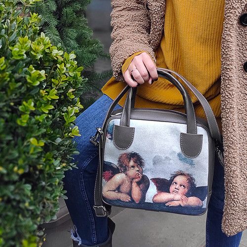 Сумка женская Kitto Ангелы 25x20x9 см