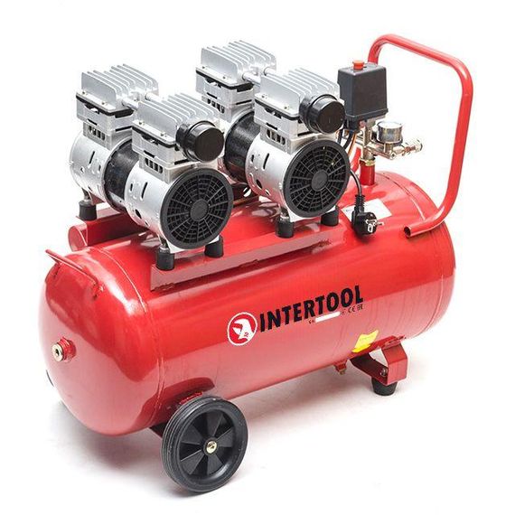 Компресор безмасляний 50 л, 8 aтм, 270 л/хв INTERTOOL PT-0023 | Зображення 6