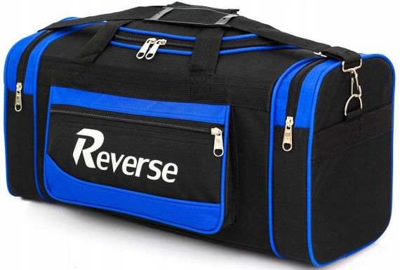 Дорожня сумка  58L Reverse чорна із синім | Зображення 2