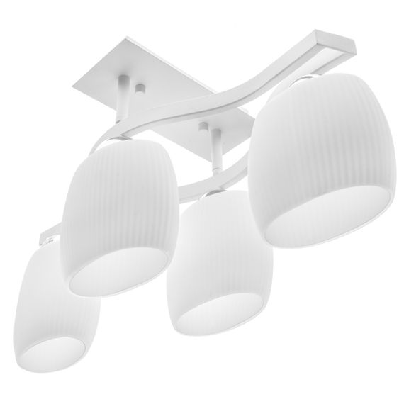 Люстра потолочная в спальню E14 60W WH (BR-01462C/4) | Зображення 4