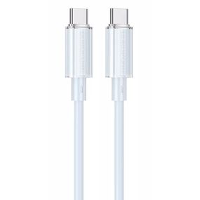 Дата кабель Borofone BX112 Lemon Type-C to Type-C 60W (1m) Blue