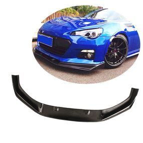 Накладка на передній бампер Lip (2013-2016, Карбон) для Subaru BRZ рр