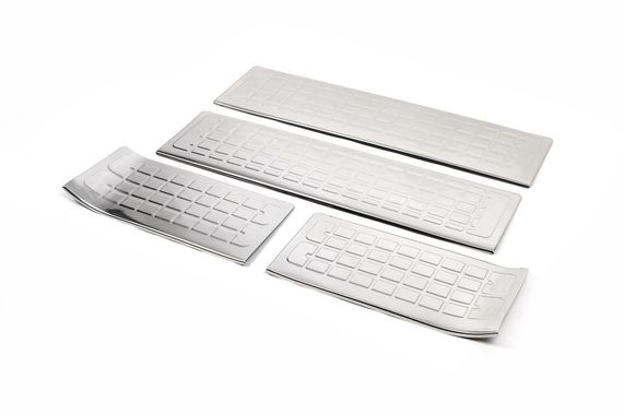 Накладки на пороги OmsaLine (нерж.) 4 штуки для Opel Vivaro 2019-2024 гг | Зображення 4