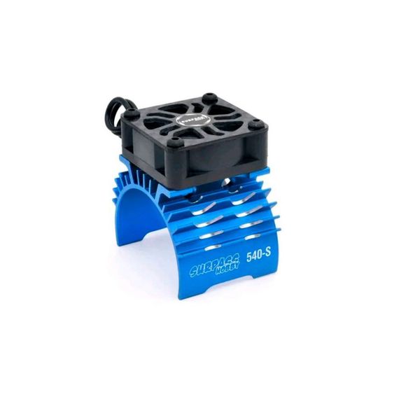 Радіатор охолодження двигуна з вентилятором для радіокерованої моделі