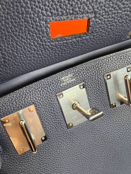 Месенджер синій Hermes Hac a Dos PM Blue c884 | Зображення 9