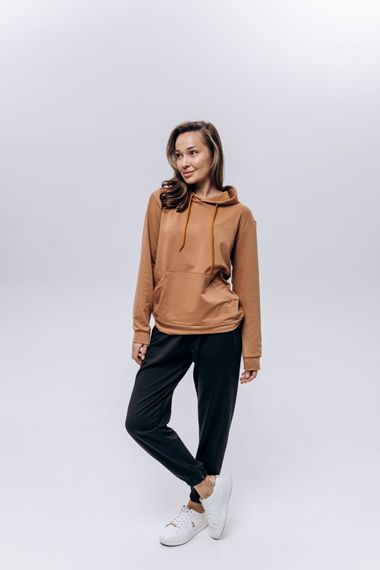 Худи жіноче (unisex) Camel двохнитка