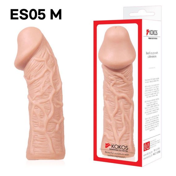 Насадка на член Kokos Extreme Sleeve ES.05 розмір M sexstyle | Зображення 10