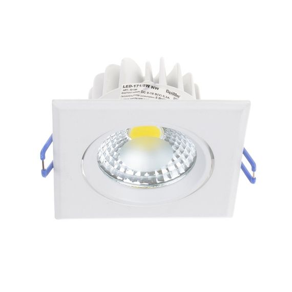 Світильник стельовий LED врізний LED-171/5W NW WH