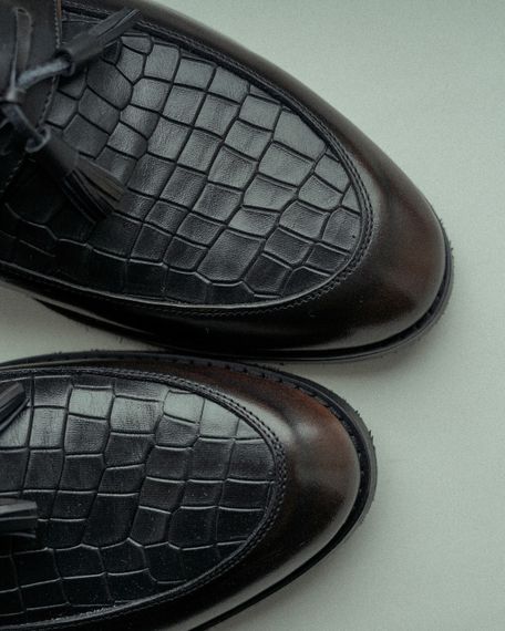 Туфли лоферы, коричневые 42 размер | Зображення 3