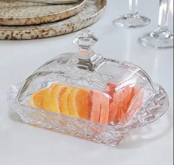 Масленичка Грація Скляна 9,5*10*16 см | Зображення 1