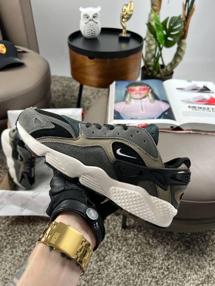 Кросівки Air Huarache Grey Black (шкіра , текстиль) весна / літо / осінь | Зображення 7