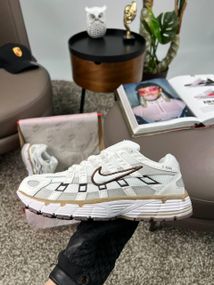 Кросівки  P-6000 W White Black Brown , текстиль , В'єтнам 38 24 см