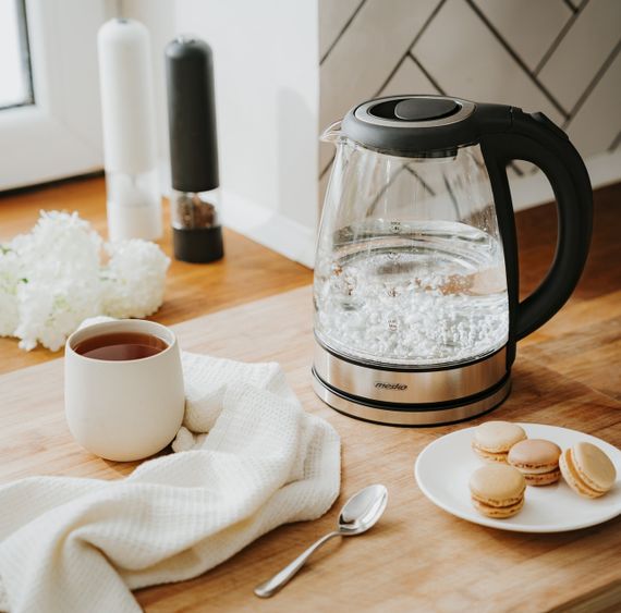 Електрочайник скляний Mesko MS 1307, 1,8 л, 1500 Вт, з підсвіткою | Зображення 7