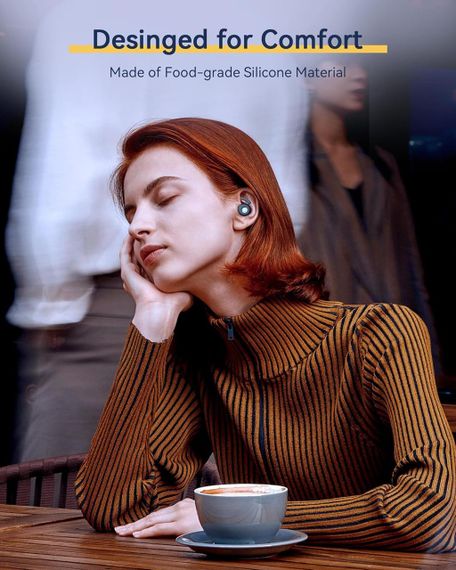 Беруші Biulely силіконові багаторазові 28/34дБ для сну, подорожей, концертів, роботи, шумозахист, кейс | Зображення 6