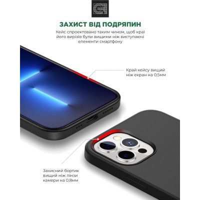 Чехол для мобильного телефона Armorstandart ICON2 Case Apple iPhone 12/12 Pro Black (ARM60577) - Топ Продаж! | Зображення 6
