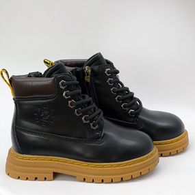 Черевики зимові дитячі хутро 586927 Чорні 27 28 29 30 31 32