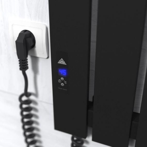 Електрична рушникосушарка Laris Зебра Бостон ЧФ(Ч)4 1200 Е (підкл. зліва) | Зображення 4