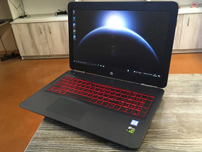 Ноутбук HP OMEN  15,6 FHD, IPS/i7-7700HQ/8Gb/GTX-1050Ti 4GB/128GB+1TB