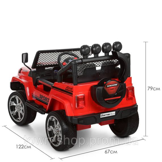 Детский электромобиль джип Bambi Racer M 3237EBLR-3 до 30 кг | Зображення 1