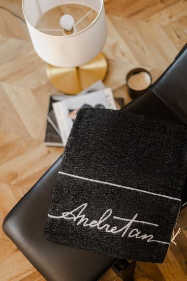 Плед SoundSleep by ANDRE TAN хлопковый 140х200 см черный (51970707)