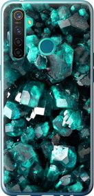 Чехол на Realme 5 Pro Кристаллы 2 "3674u-1861-17620"