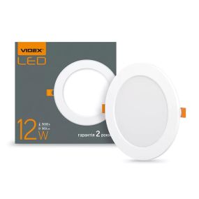 Вбудований світильник LED 20W 5000K круглий VIDEX