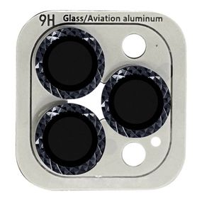 Захисне скло Metal Shine на камеру (в упак.) для Apple iPhone 12 Pro / 11 Pro / 11 Pro Max Чорний / Black