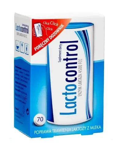 Lactocontrol Лактоконтроль покращує засвоєння лактози з молока, 70 табл | Зображення 1