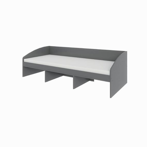 Ліжко односпальне з ящиками Еверест Комфорт 3 193х84х59  см Графіт/Німфея Альба (EVR-5736) | Зображення 4