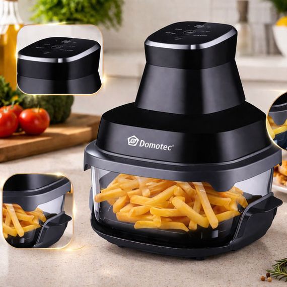 Аэрофритюрница аэрогриль Air Fryer Domotec MS-3228 с LED-экраном для жарки без масла 4600 Вт на 7 л DL-41 | Зображення 2