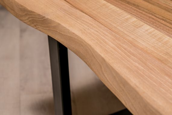 Ореховый кофейный стол для чаепития EcoWalnut с живыми краями M | Зображення 7