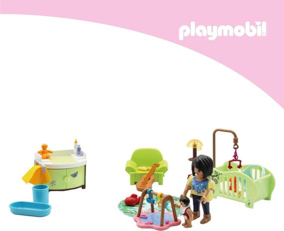 PLAYMOBIL 70862 Дитяча кімната, Ігровий набір із фігурками Playmobil City Life Baby Room 42 деталі | Зображення 1
