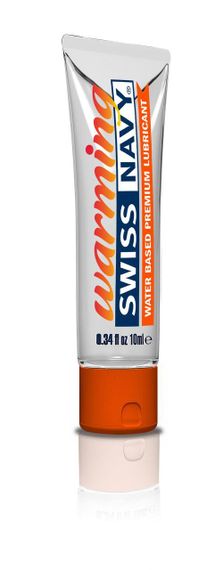 Разогревающий лубрикант на водной основе Swiss Navy Warming 10 мл sexstyle