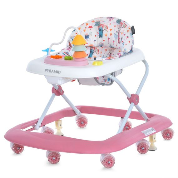 Дитячі ходунки Pyramid ME 1217 Pink, музика, світло