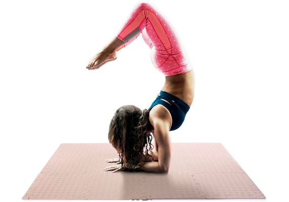 Татамі мат EasyFit 8 шт (30х30 см) ластівчин хвіст бежевий (EF-1950-30-BGE) | Зображення 1