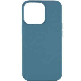 Силиконовый чехол Candy для Apple iPhone 13 Pro Max (6.7") Синий / Powder Blue