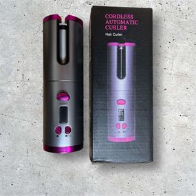 Плойка для завивки волосся HG 008  портативна безпровідна USB РК-дисплей