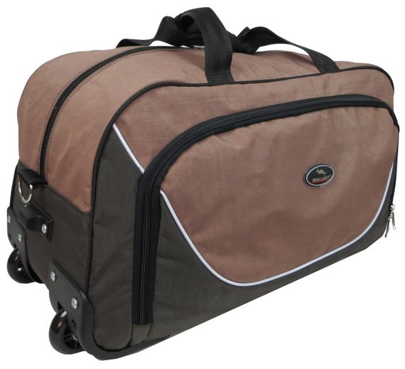 Сумка на колесах 57L Wallaby хакі з коричневим | Зображення 2