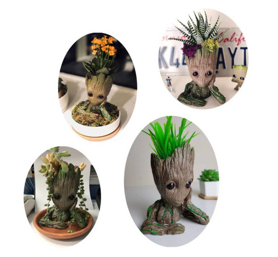 Цветочный горшок кашпо Primo Грут Groot для цветов и канцелярии (GR-01) | Зображення 5