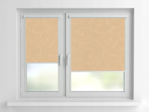 Рулонная штора Rolets Акант 2-2170-600 60x170 см закрытого типа Бежевая