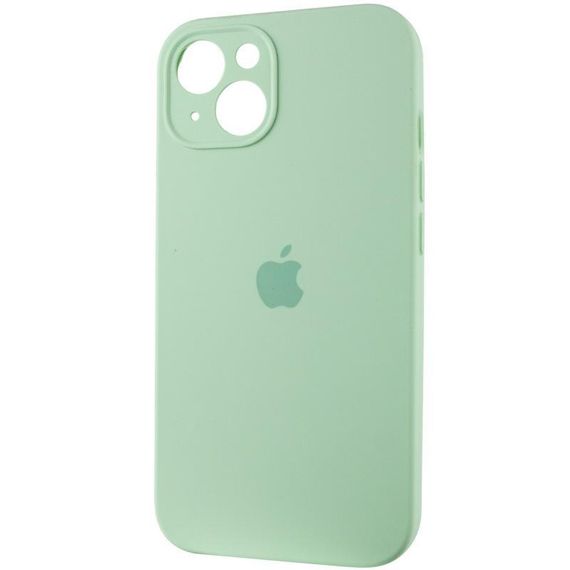 Чохол Silicone Case Full Camera Protective (AA) для Apple iPhone 15 Plus (6.7") Зелений / Pistachio | Зображення 2