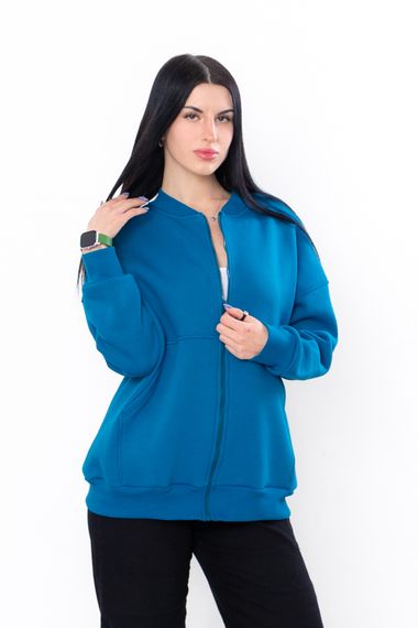 Джемпер жіночий Носи своє 50 Бірюзовий (p-13161-146415) | Зображення 1