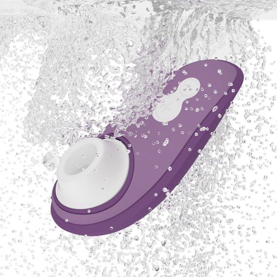 Вакуумний кліторальний стимулятор Womanizer Liberty 2 Purple, 8 режимів, магнітна кришечка | Зображення 5