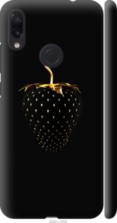 Чохол на Xiaomi Redmi Note 7 Чорна полуниця "3585m-1639-24368"