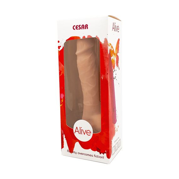 Фалоімітатор Alive Cesar Mega Realistic, діаметр 3,5 см, FutureSkin, двошаровий, найреалістичніший | Зображення 2