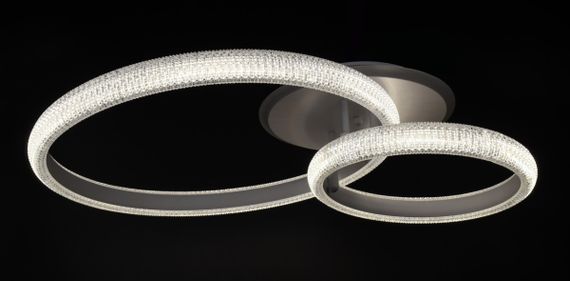 Люстра світлодіодна стельова LED світильник для квартири на стелю лед з пультом 26112 Білий 15х53х72 см. | Зображення 3