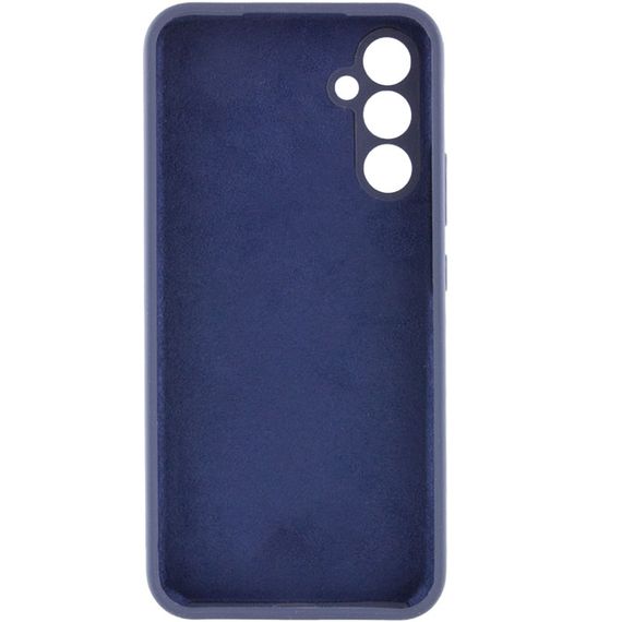 Чехол TPU GETMAN Liquid Silk Full Camera для Samsung Galaxy S26 / S26 Pro Синий / Midnight Blue | Зображення 2