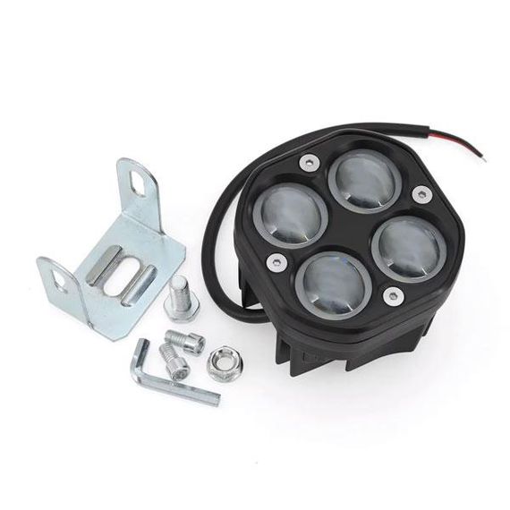 LED фара 40W 3D-лінзи 4х10W Cree діоди 12-24V | Зображення 1